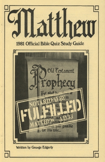 Scripture Portion Cover